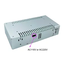 AC110V/220 V для DC5V 60A светодиодный трансформатор 300 W источника питания с переключателем для светодиодный полосы света 45