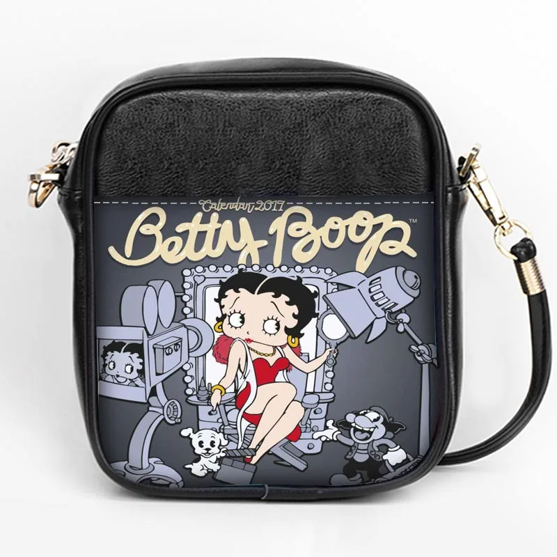 Пользовательские betty boop Моды Sling Bag Для женщин Слинг сумки на ремне кожа мини девушки Tote вечерние сумка DIY Sling Bag - Цвет: 4