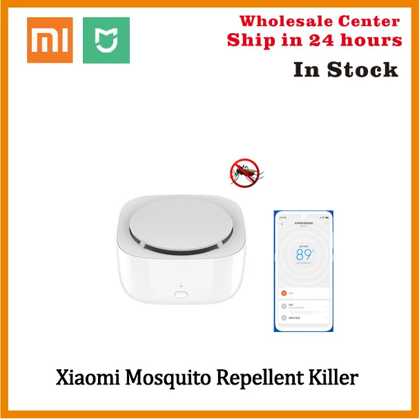 

In Stock Xiaomi Mosquito Repellent Killer with LED light in mihome AP Smart Version Phone timer switch use 90 days Work