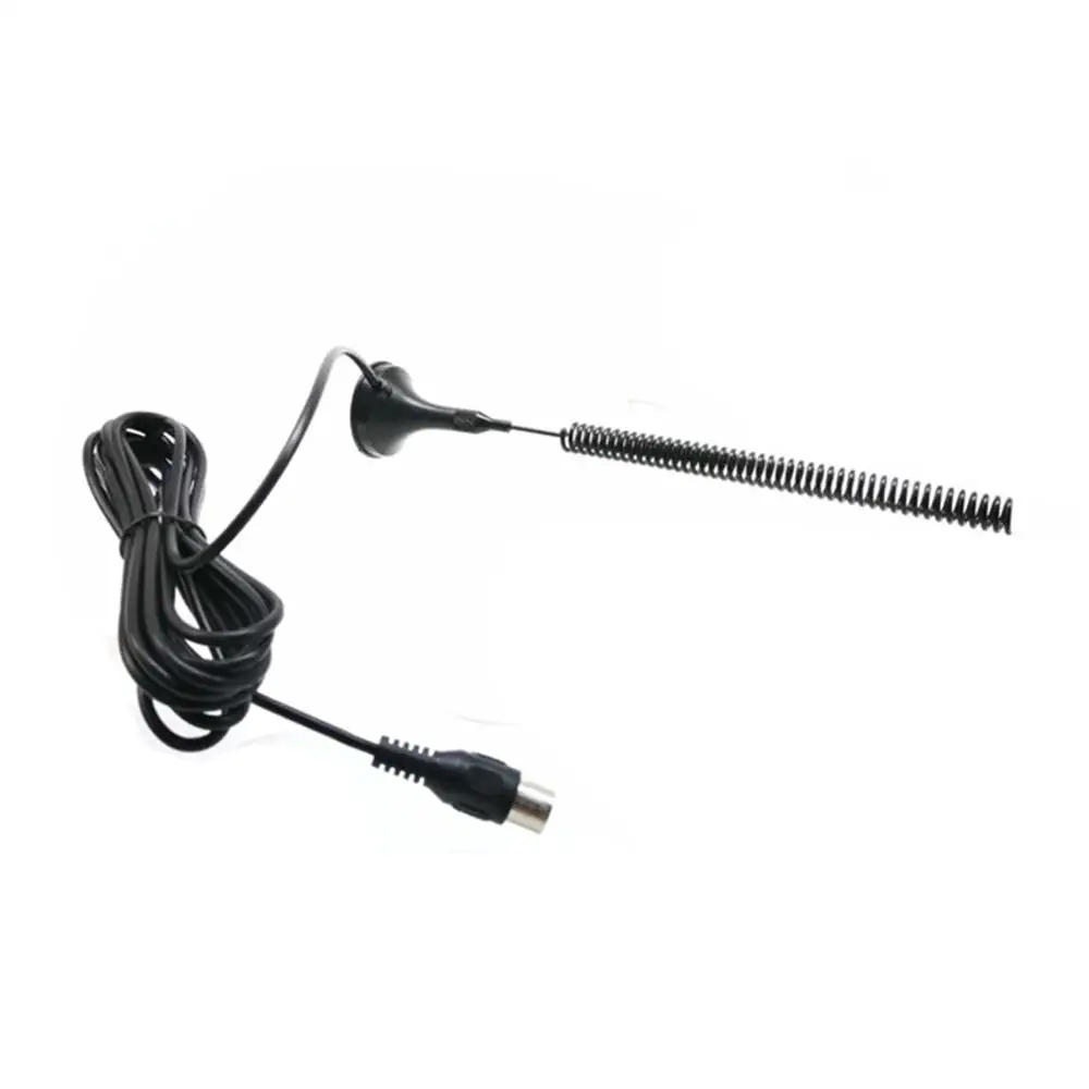 Small Sucker Spiral Stick Household Antenna 3m Cable Fm Radio Aerial+iec Male To Female/f Adapter New 2 pack usb port terminal adapter otg cable for fire tv 3 or 2nd gen fire stick