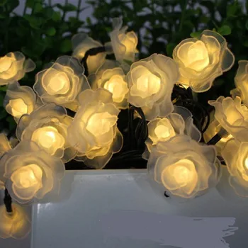

Wenhsin Solar LED Rose Light String Outdoor Waterproof Light Christmas Decoration Light