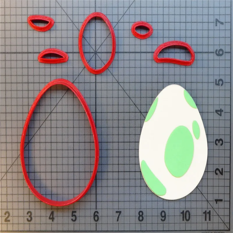 Pokemon Go Egg 3D резак для печенья набор на заказ печатная форма кекса украшения торта