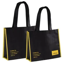 1000 шт./лот, Подарочные Нетканые сумки с логотипом на заказ/рекламные сумки из нетканого полотна с ручками для моды/сумки для покупок