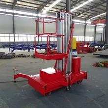 Небольшая мачтовая вышка Алюминиевая Рабочая подъемная машина большого количества экспортируется в оаэ