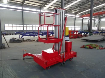 

Small Single Mast Aluminium Man Work Lifts Large Quantity Exported to UAE
