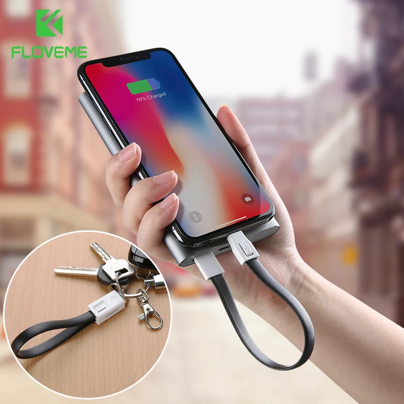 Оригинальный USB кабель FLOVEME для iPhone 7 8 Plus X XR XS зарядный Micro Samsung S7 S6 мобильный