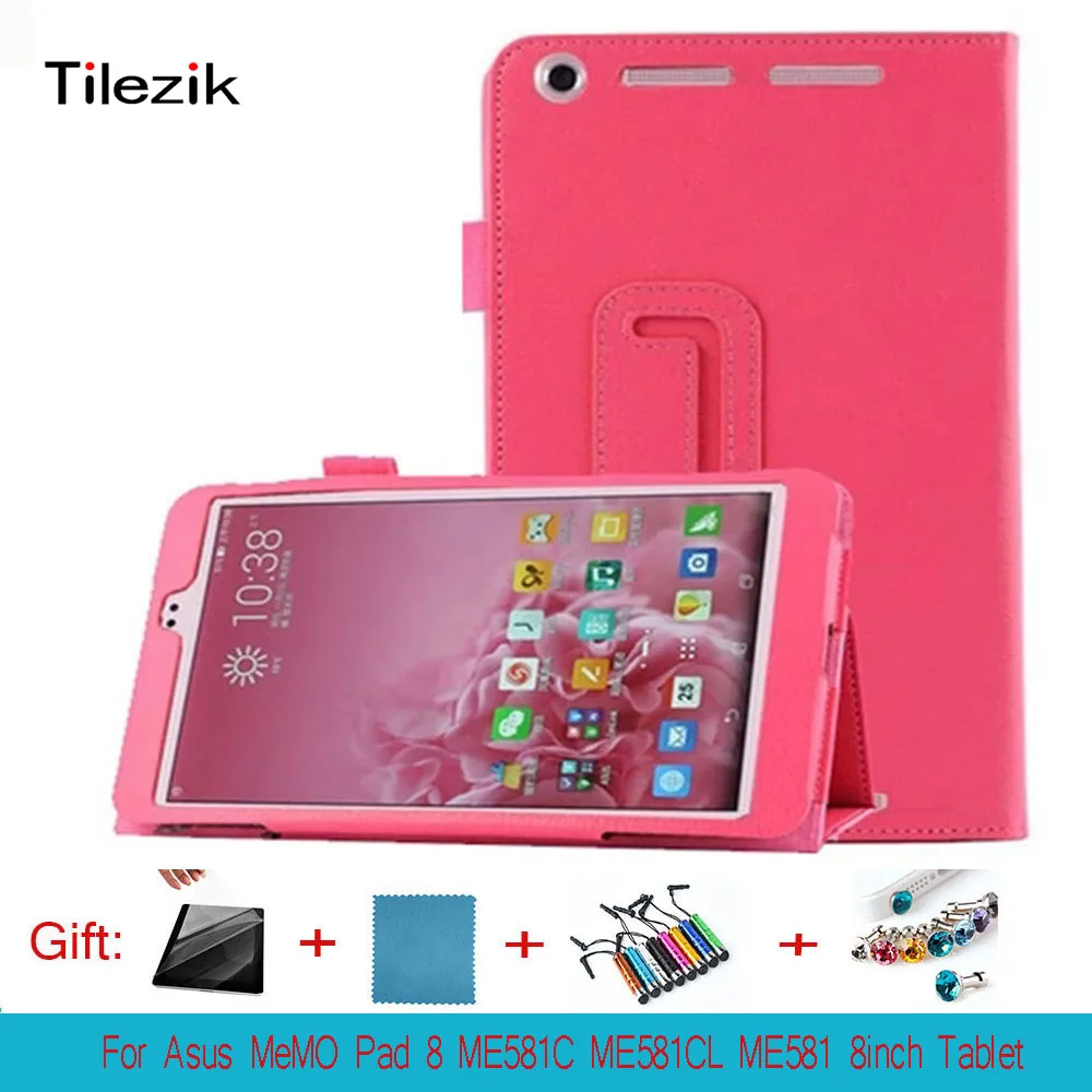 High quality ! Pu Leather Stand Tablet Cover Case For Asus MeMO Pad 8