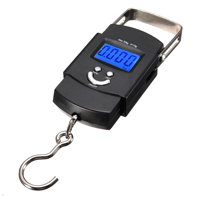 50kg x 10g Portable Handheld Digital LCD Display Hand Weighing