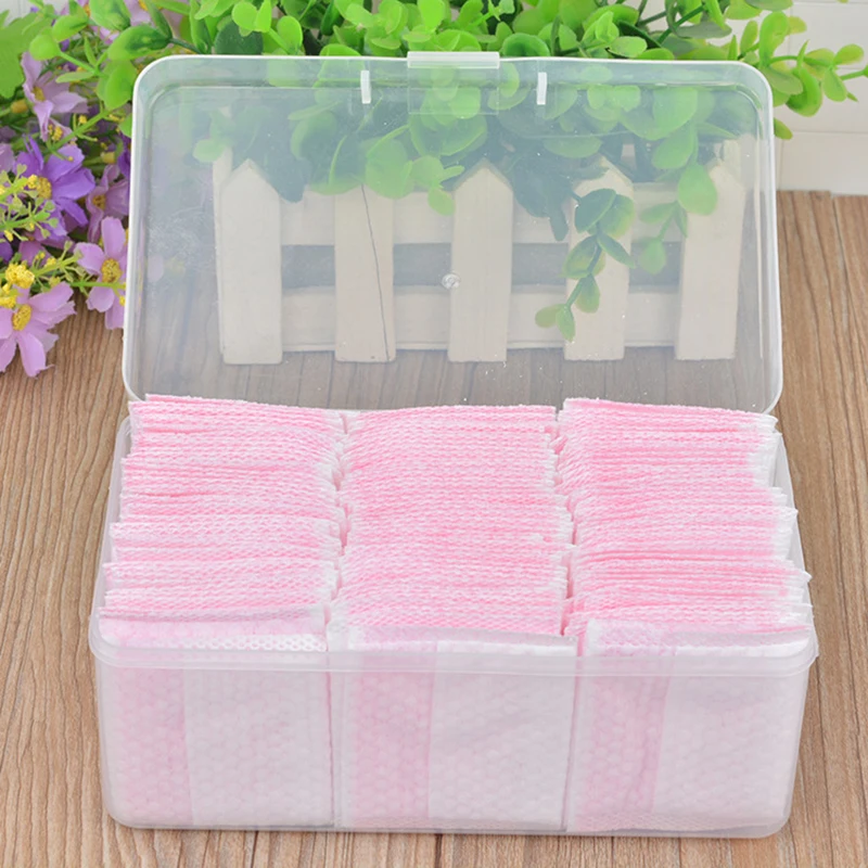 Pink Makeup Remover Face Cotton Pads 120pcs/Set Women Makeup Wipe
