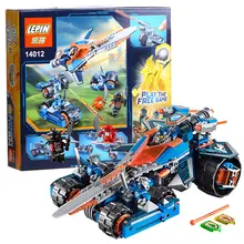 2016 New LEPIN 14012 392Pcs Nexoe Knights Clay’s Rumble Blade Model Building Kits Minifigure Blocks Bricks Toys Compatible legoe