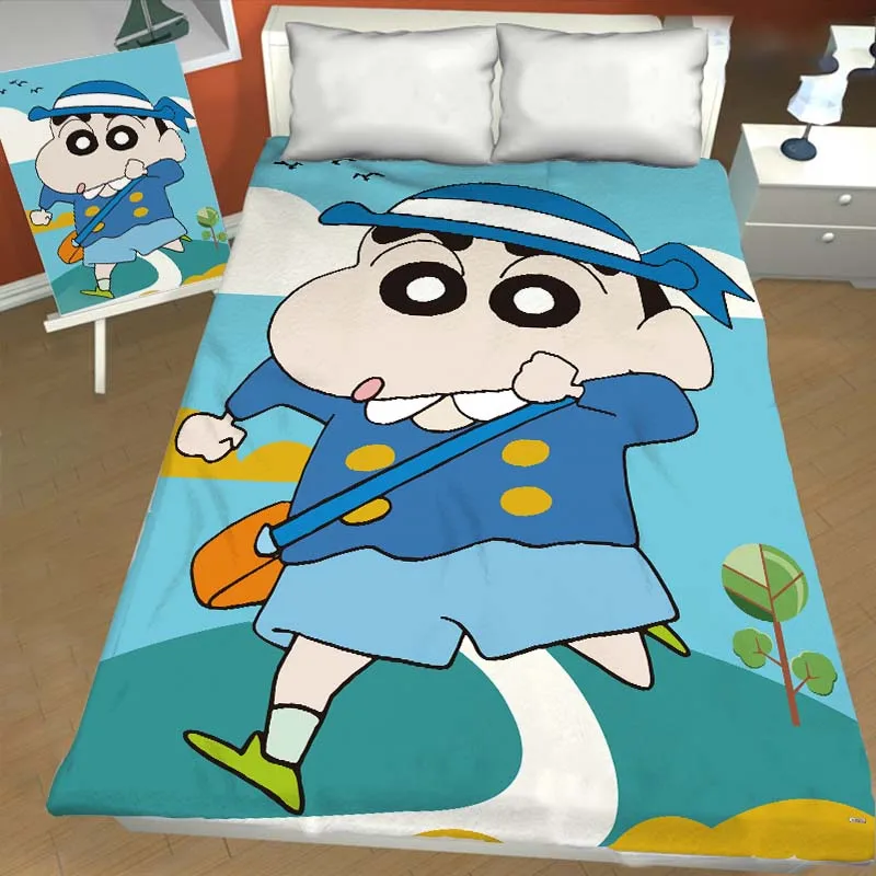 1 шт. простыня Crayon Shin-chan аниме простыня с печатным рисунком украшение для детской спальни простыни, постельное белье(без наволочки - Цвет: 12