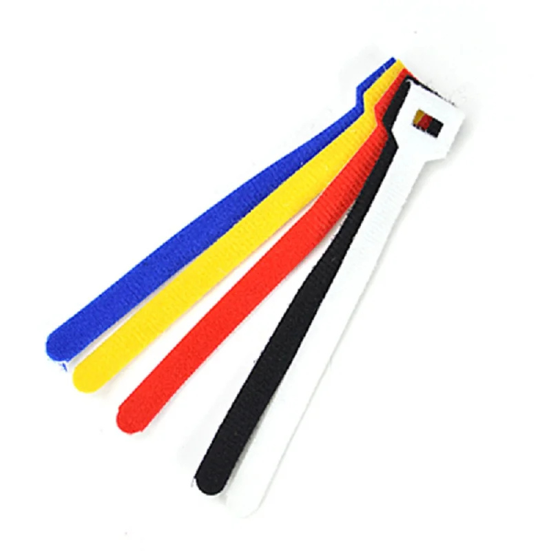 50pcs High Quality Wholesale Nylon Hook and loop tape Three sizes cable ties bulk | Дом и сад