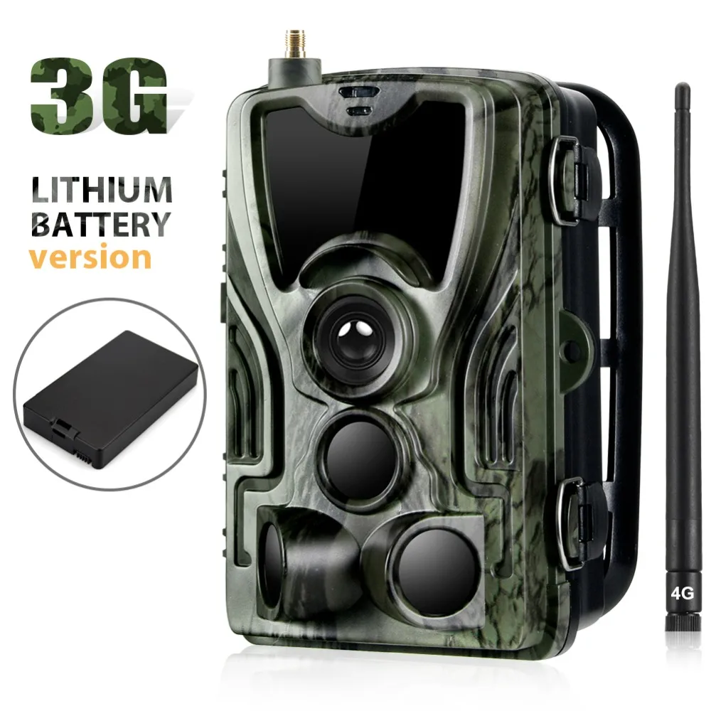 

Suntekcam HC-801G 3G Hunting Camera 16MP Trail Camera SMS/MMS/SMTP IP66 Photo Traps Wild Cameras With 5000Mah Lithium Batterry