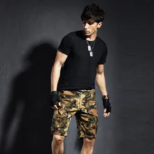 Мужские шорты до колена с комбинезоны с карманами большого размера от 28 ''-38'' Хлопковая мужская одежда