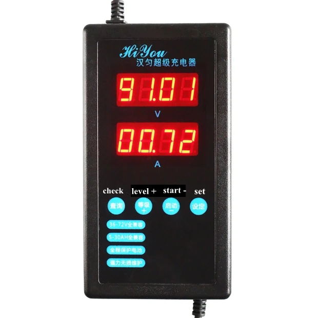 

Top Quality 36V/48V/60V/64V/72V Electric Car E-bike Scooter Lead Acid Battery Charger Desulfation Charger 5-30AH