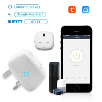 

Smart Socket WIFI Phone Switch Timing plug voice control socket charged quantity inspection of English gauge
