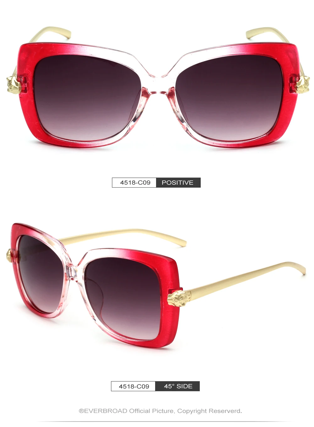 Женские солнцезащитные очки в форме бабочки Oculos Feminino, винтажные очки, оправа из поликарбоната, металлические заушники, градиентные линзы EV2755