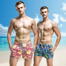 Трендовые мужские шорты с принтом листьев кокосовой пальмы, быстросохнущие пляжные мужские плавки, мужские шорты для серфинга