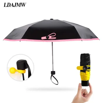 

LDAJMW High Quality Umbrella Rain Sale Semi-automatic Lightweight Pocket Anti-uv Sun/rain Mini Fashion Five Sun Novelty Umbrella