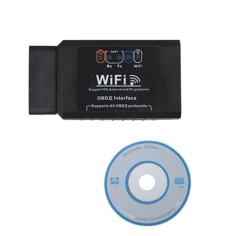 ELM327 wifi OBD2 сканер кодов антиблокировочной тормозной системы Поддержка Android и iPhone/iPad программного обеспечения V2.1