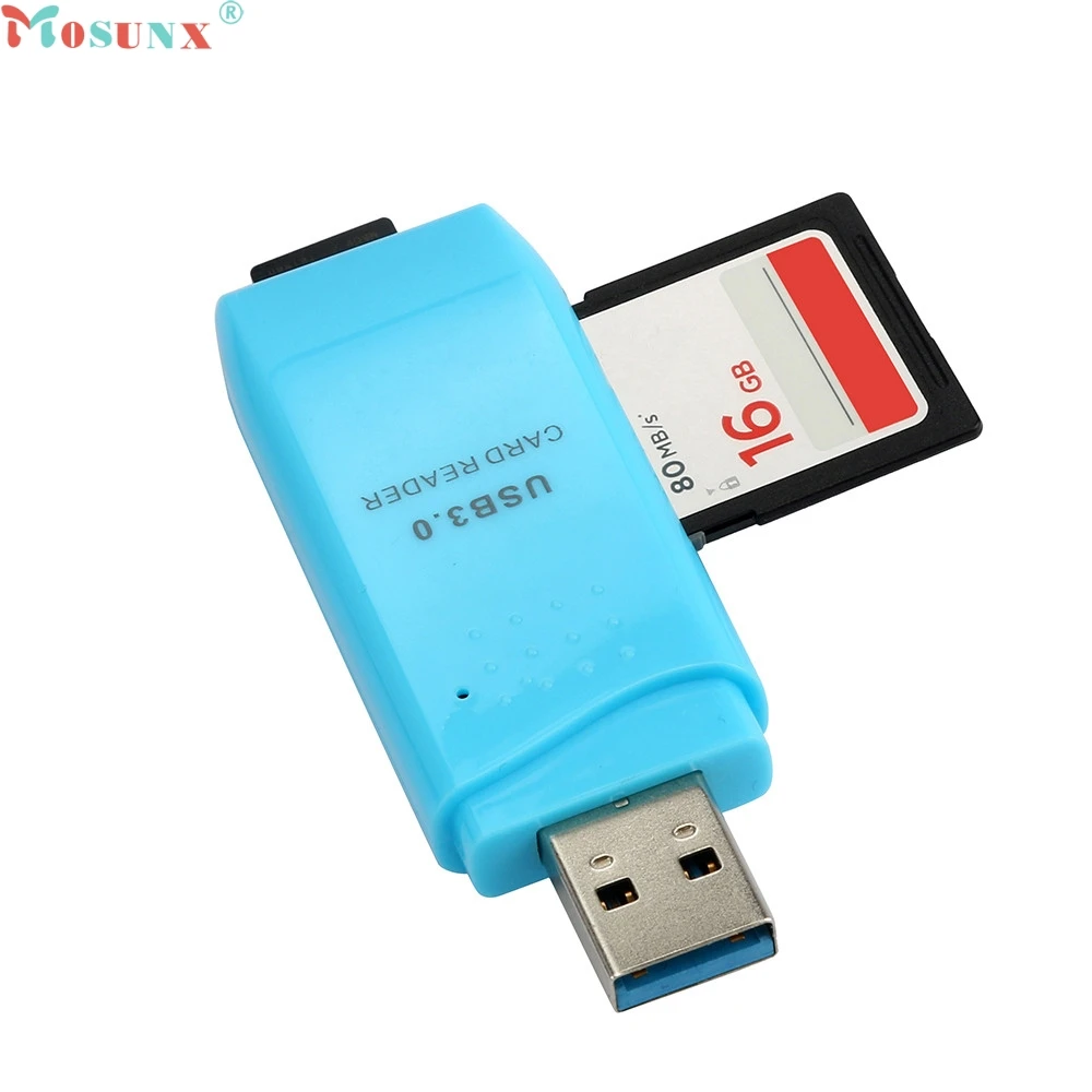 Mosunx Заводская цена 5 Гбит/с супер скорость USB 3,0 Micro SD/SDXC TF кардридер адаптер 0306 Прямая