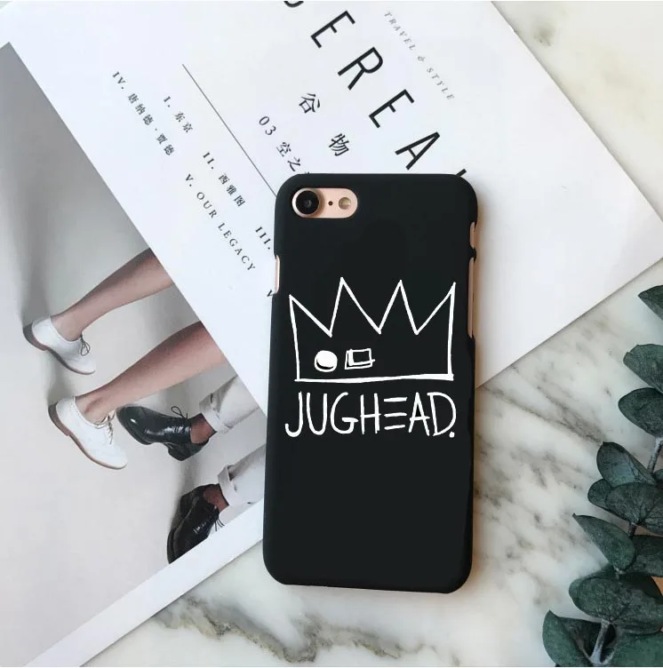 American TV Riverdale Jughead Jones Woz Here Hard PC Phone Case Cover For iPhone 5 5S SE 6 6S Plus 7 7Plus 8 8 Plus X XR XS MAX