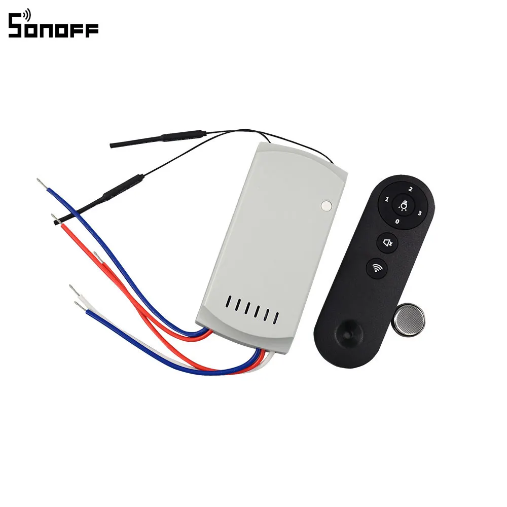 Sonoff IFan02 потолочный вентилятор управления Лер WiFi умный со световым приложением
