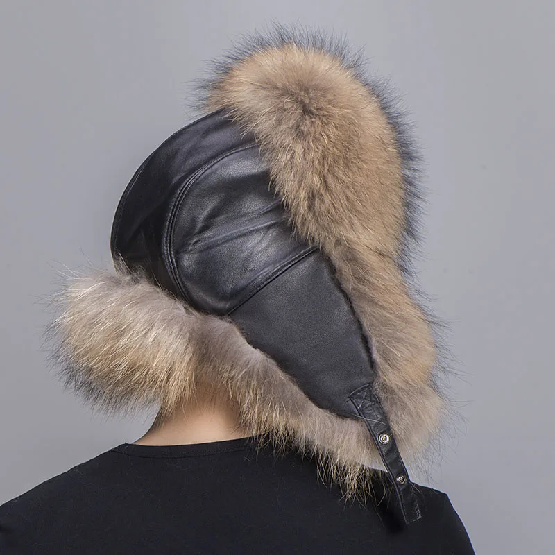 big fur hat raccoon fur 6