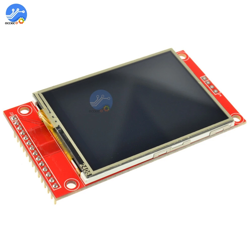 

240x320 2.4" SPI Serial TFT LCD Module Display Screen with Touch Panel Driver IC ILI9341 SPI Interface Port