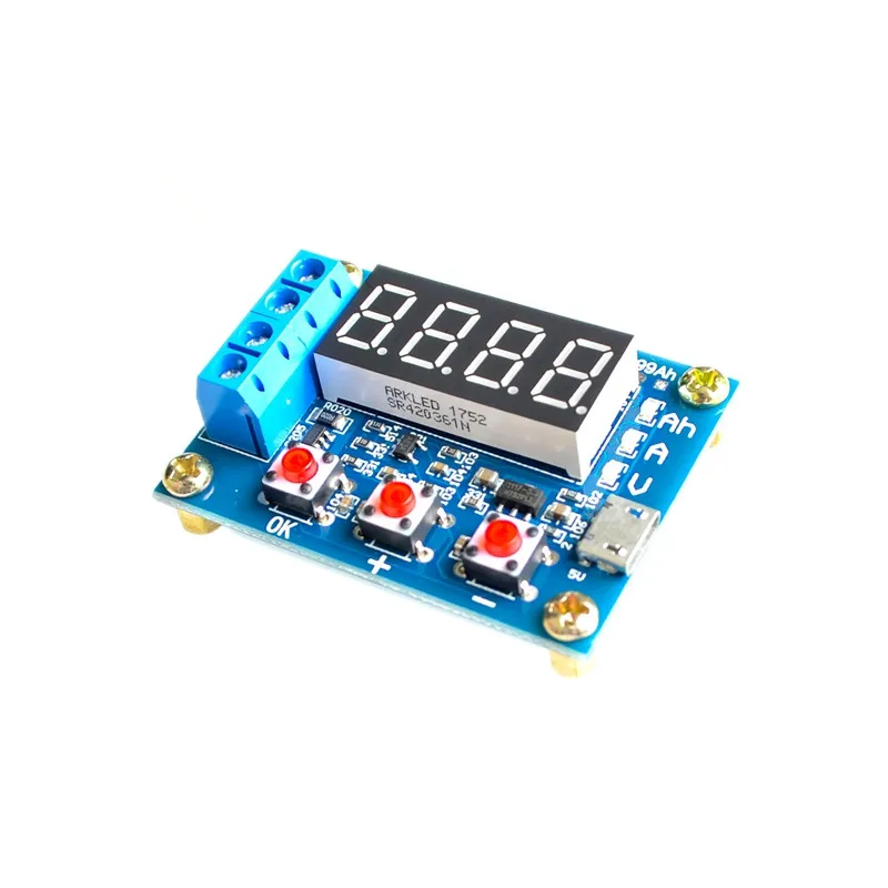 

1pcs ZB2L3 battery capacity tester external load discharge type 1.2-12V battery 18650 equal capacity test