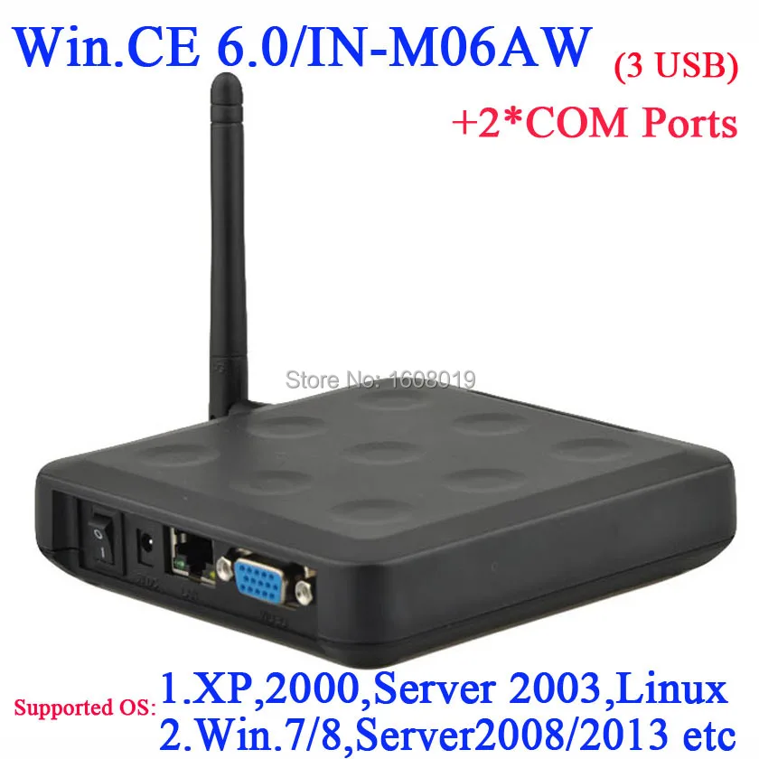 N380W тонкий клиент с Wi Fi win. CE 6.0 Встроенный 2 * RS232 индивидуальные ARM11 800 мГц Оконные