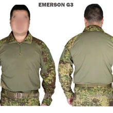 Emerson taktis G3 страйкбол темпур рубашка gigi, Kemeja pelatihan militer kami tentara Hutan belang-belang kamuflase Охота