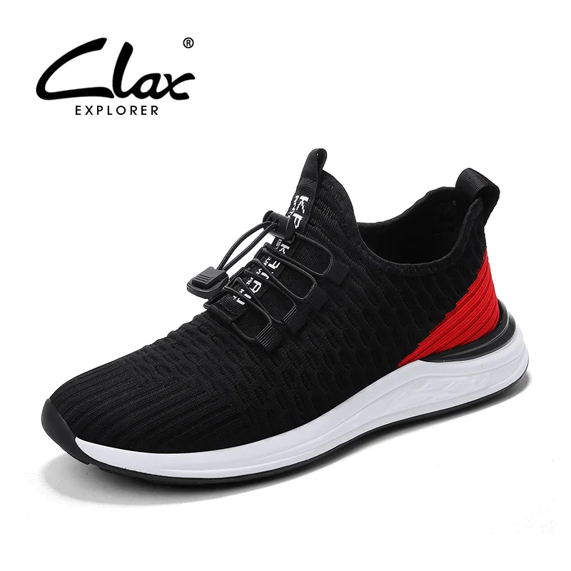 

CLAX Mens Shoes Fashion 2019 Spring Summer Casual Shoe Male Breathable Fabric Sneakers Man's Walking Footwear trainers Soft