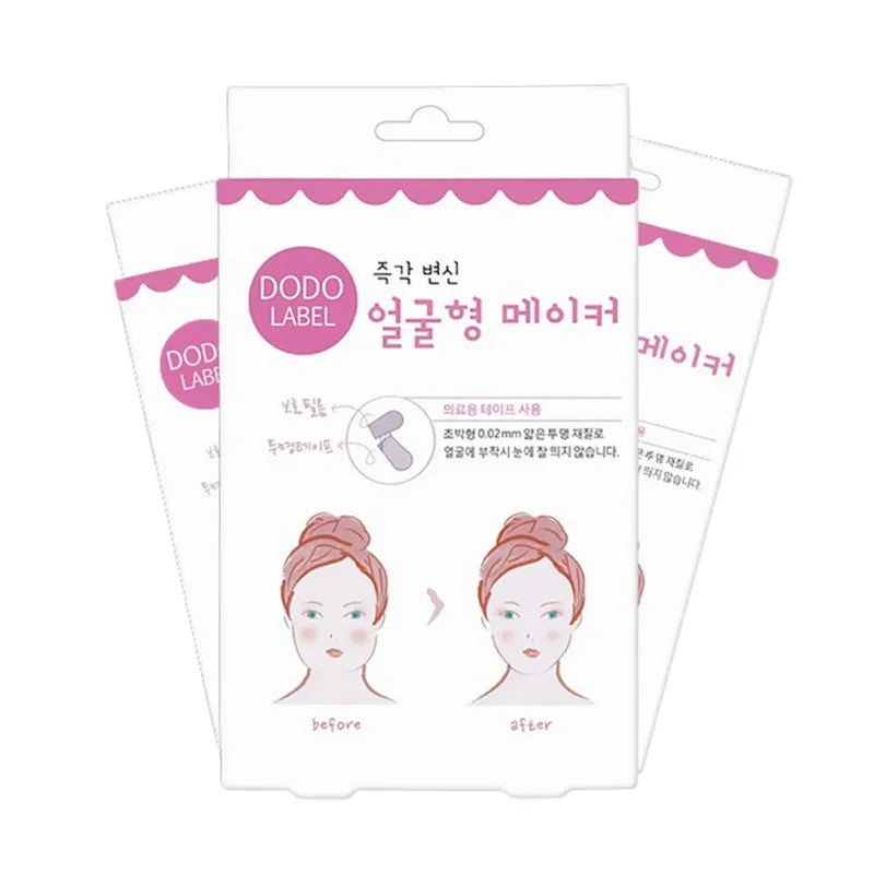 40pcs Face Stickers V face Makeup Tool Kit Matte invisible Transparent 3D Makeup Cosmetics lift 40pcs Face Stickers V face Makeup Tool Kit Matte invisible Transparent 3D Makeup Cosmetics lift