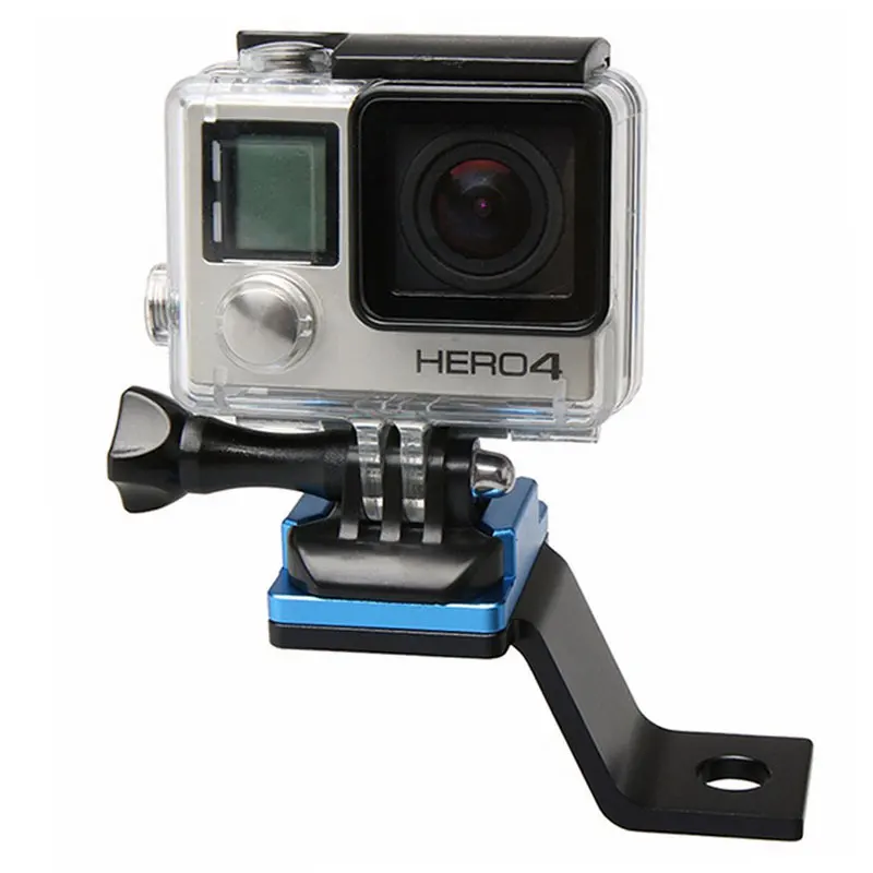 

Aluminum Motorcycle Rearview Mirror Mount Bracket Fixed Holder Stent for Gopro Hero 7 6 5 4 3+ Xiaomi Yi SJCAM Tripod Monopod