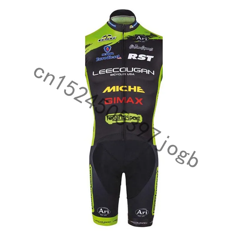 

Pro Team Triathlon Suit Men's sleeveless Cycling Jersey Skinsuit Jumpsuit Ropa Ciclismo Hombre Summer Running Bike Sports Set