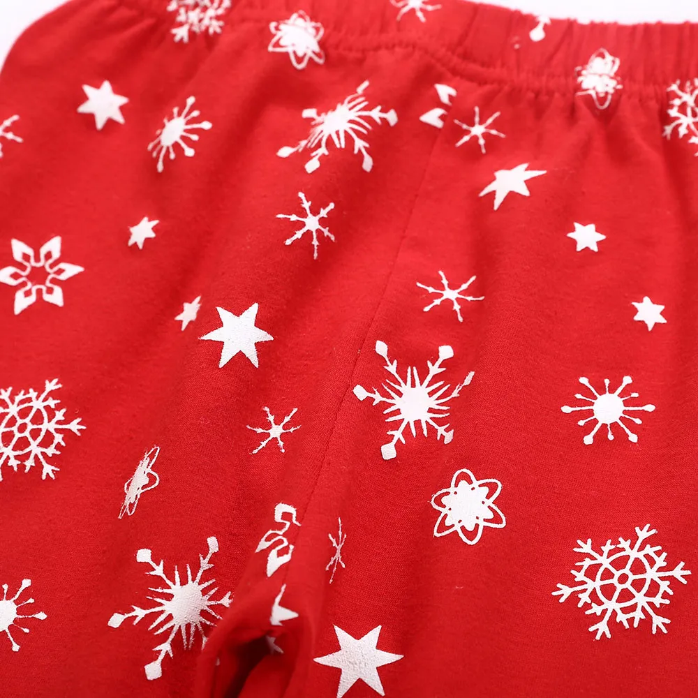 Детские пижамные комплекты Мягкие хлопковые пижамы с милым принтом рождественского оленя для маленьких мальчиков и девочек топы и штаны, комплект одежды, новинка года
