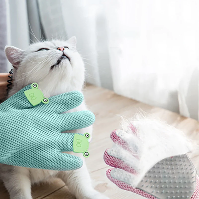 

Pet Hair Cleaning Tool Cat Massage Glove Dog Fur Removal Comb Pet Cats Hair Brush Glove For Animal