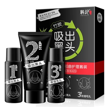 

3PCS/Set Blackhead Remover Facial Masks Deep Cleansing Purifying Peel Off Bamboo Charcoal Face Mask Clear Stubborn Blackheads
