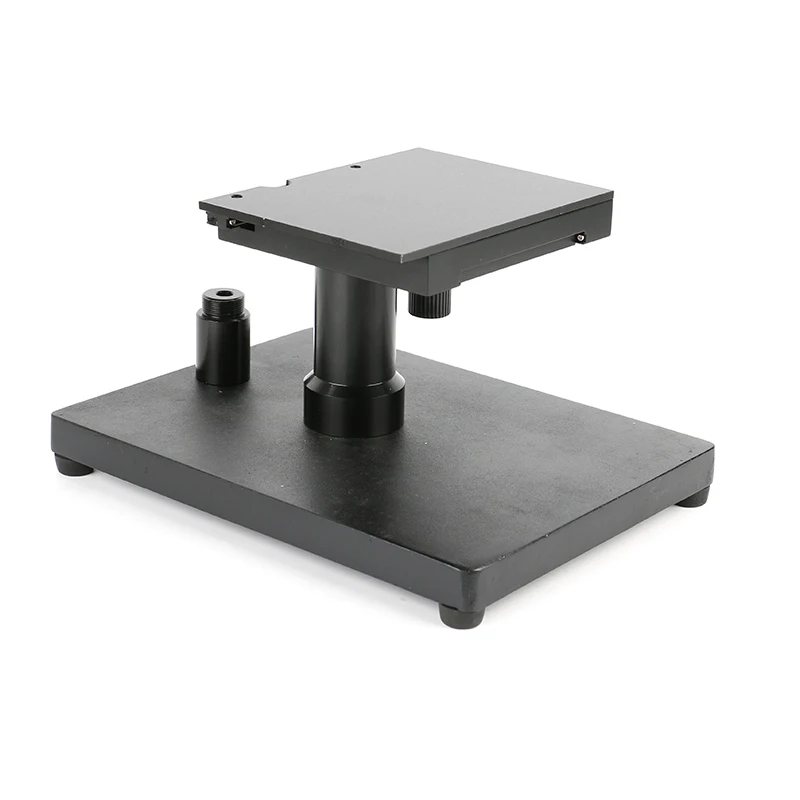  Lab Industry C Mount Video Microscope Camera X Y Stage Adjustable Boom Large Stereo Arm Table Stand