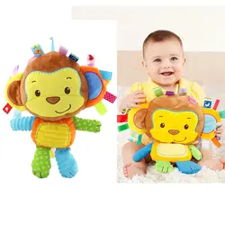 2016 Новинка Kawaii детские игрушки 0-12 месяцев новорожденных мобильный детские погремушки, игрушки для детей мягкие чучело обезьяны peluches