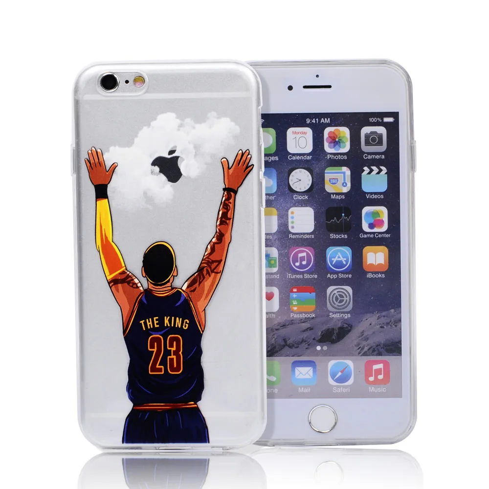 NBA Case for Iphone 7 7 plus Michael Jordan 23 LeBron