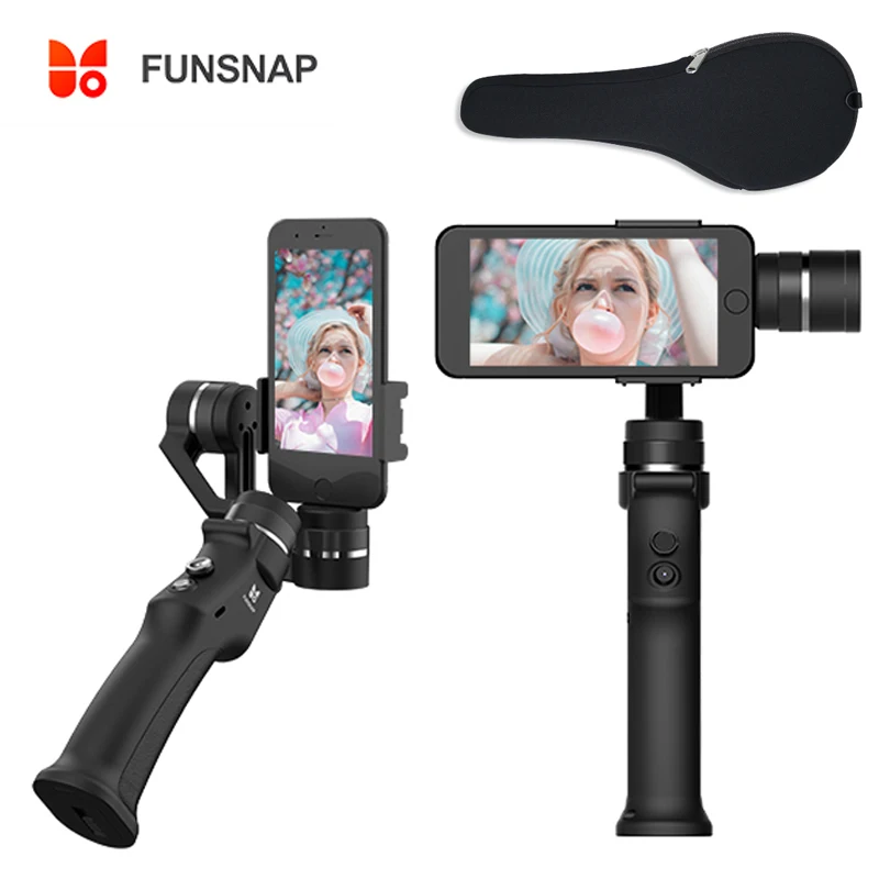 FUNSNAP Zhiyun гладкой 4 3 оси ручной Gimbal стабилизатор смартфон для iPhone Xs Max Xr X 8 плюс 7 6