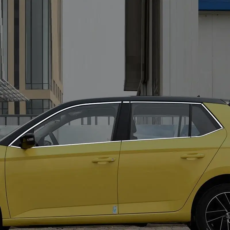 Декоративные Чехлы на окна автомобиля 07 08 09 10 11 12 13 14 15 для Skoda Octavia|Хромирование| |