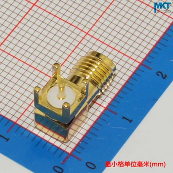 

30Pcs SMA-KWE Gold Plated Radio Frequency RF Coaxial Connector Socket, Antenna Socket