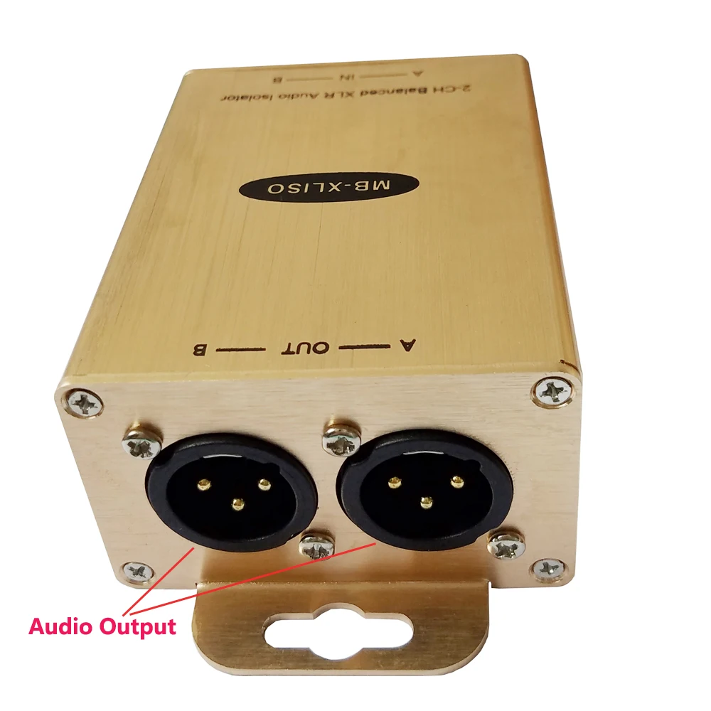 

XLR Audio Ground Loop Isolation Transformer Balanced Audio Ground Loop Isolator Professional Audio Ground Loop Isolator