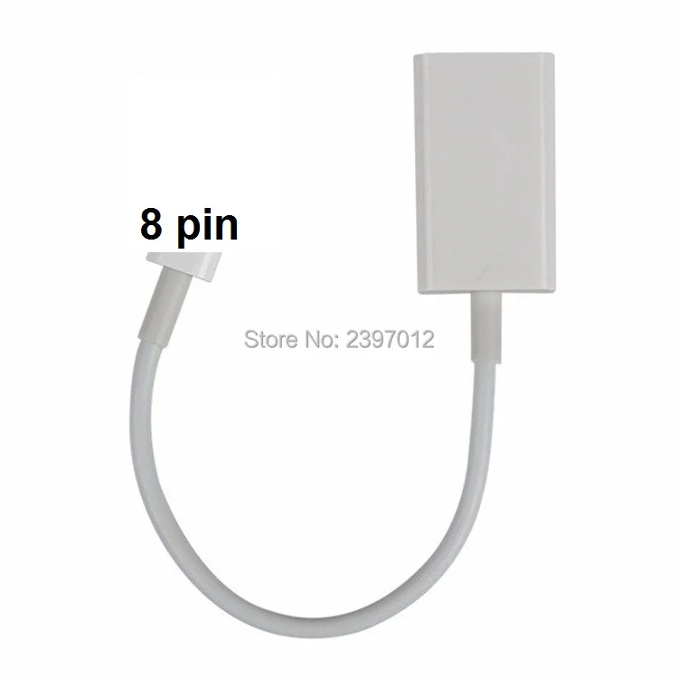 DHL-Free-Ship-100pcs-Lot-8-pin-Male-to-USB-Female-OTG-Adapter-8pin-Cable-For (1)