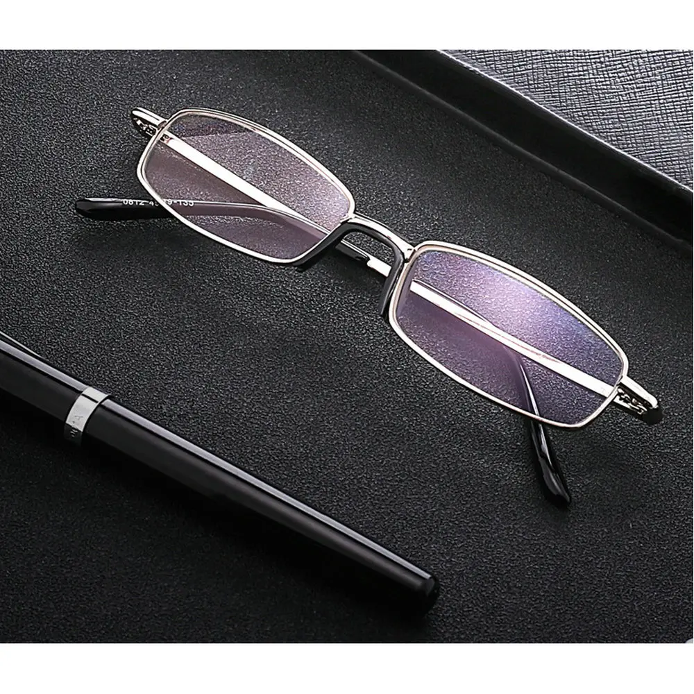 MINCL/Fashion Vintage Square Reading Glasses Mens .Classic Chic Small