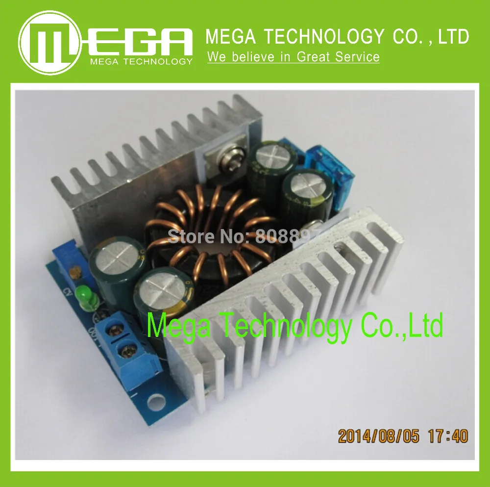 

Booster 12/24V 8-32V to 9-46V DC Step-up Voltage Converter 150W Regulated Power Supply