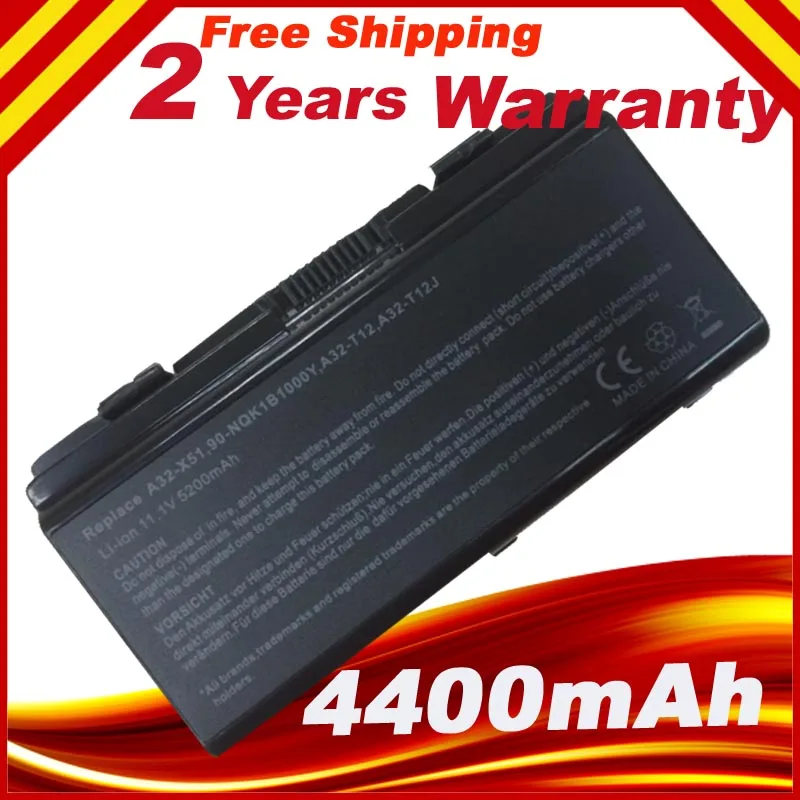 Сменный аккумулятор для ноутбука Asus T12 T12C T12Er T12Fg T12Jg T12Mg T12Ug X51C X51H X51L X51R X51RL X58 X58C X58L
